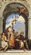 Giovanni Battista Tiepolo Saints Maximus and Oswald oil on canvas